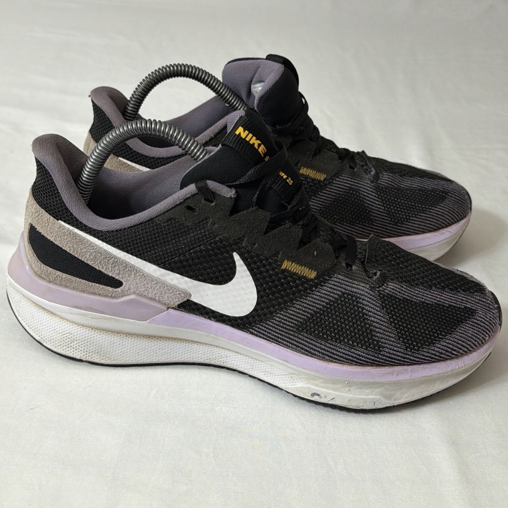 Nike WMNS Structure 25 Black Daybreak Lilac‎ Bloom DJ7884-006 Women's Size 9.5 - Picture 15 of 16